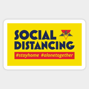 Social Distancing - Bustelo Coffee Sticker